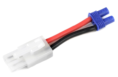 G-Force RC - Power adapterkabel - Tamiya connector vrouw. <=> EC-2 connector vrouw. - 14AWG Siliconen-kabel - 1 st